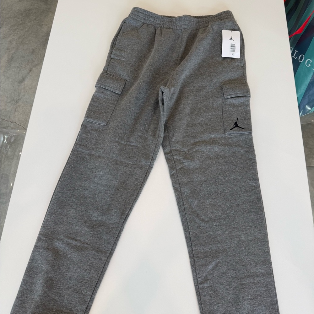 Jordan Kids Gray Sweatpants with Pockets